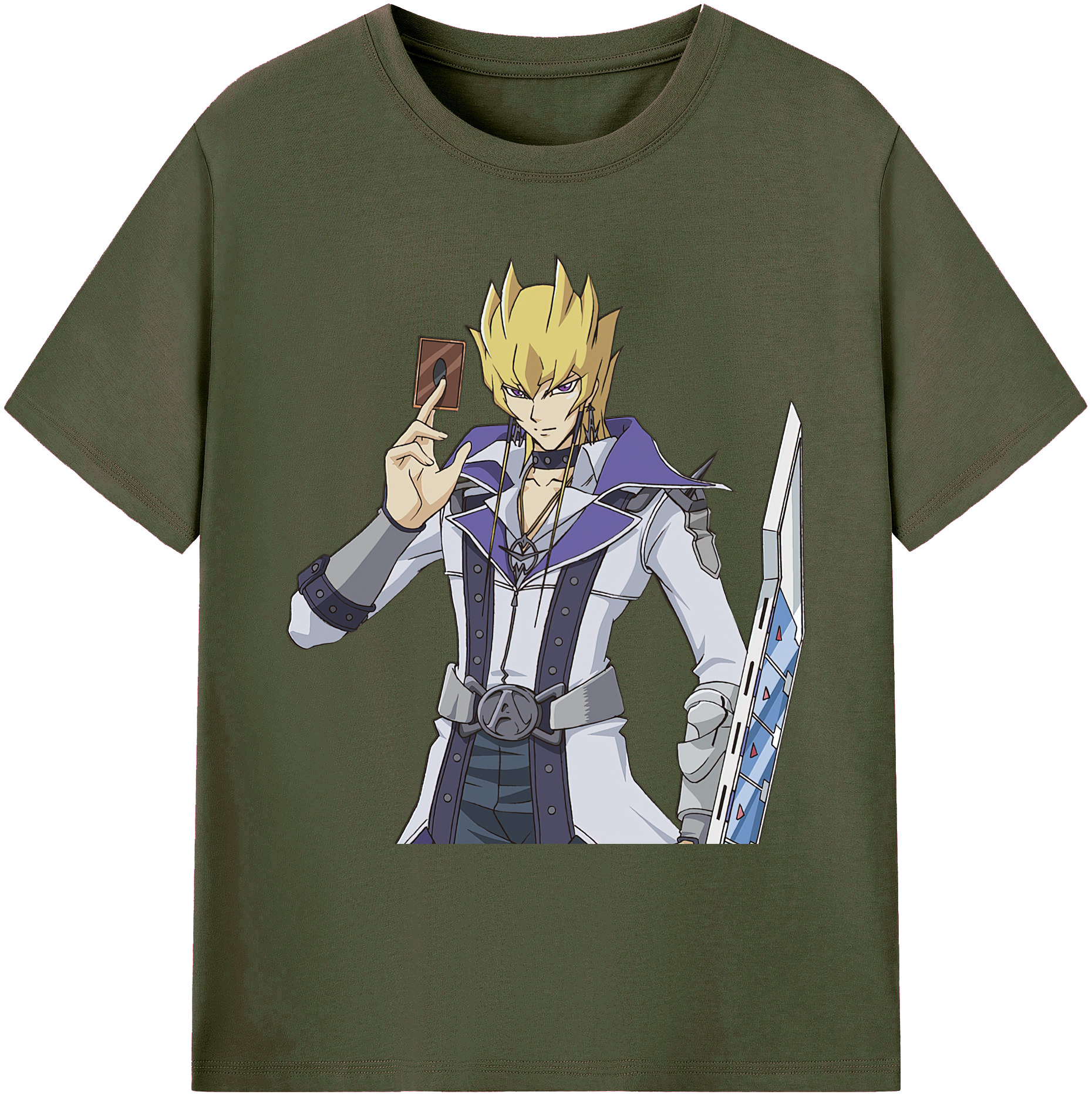 （画像用） 遊☆戯☆王 Yu-Gi-Oh! 綿100％ メンズ半袖Tシャツ｜肌触りやわらか＆通気性